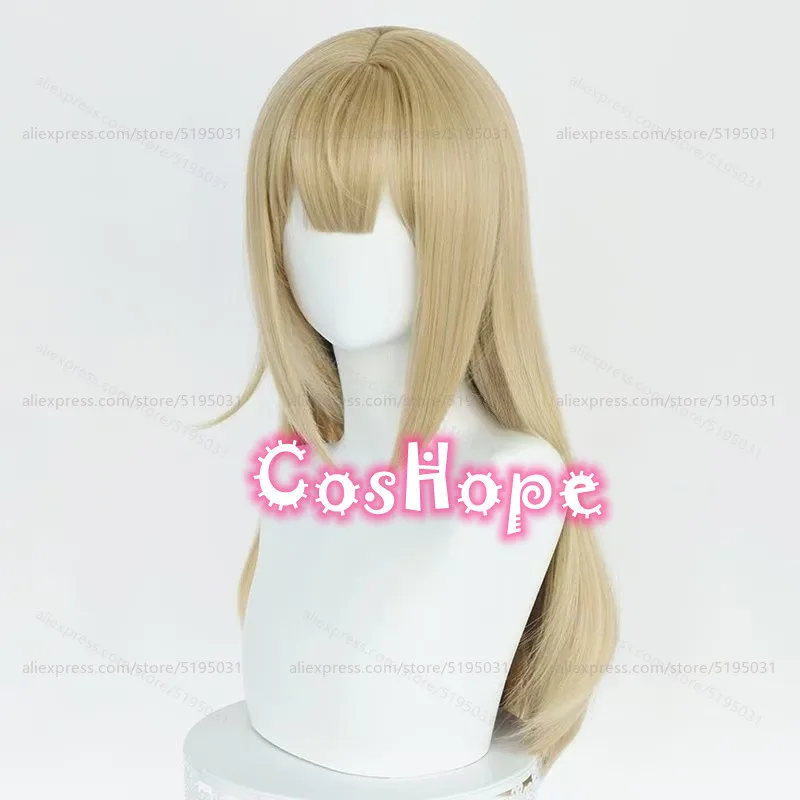 Peluca de Cosplay Kinako para gato, mascota, gatito, OSAKANA, peluca de lino de 55cm, peluca sintética resistente al calor de Anime para disfraz de Carnaval de Halloween