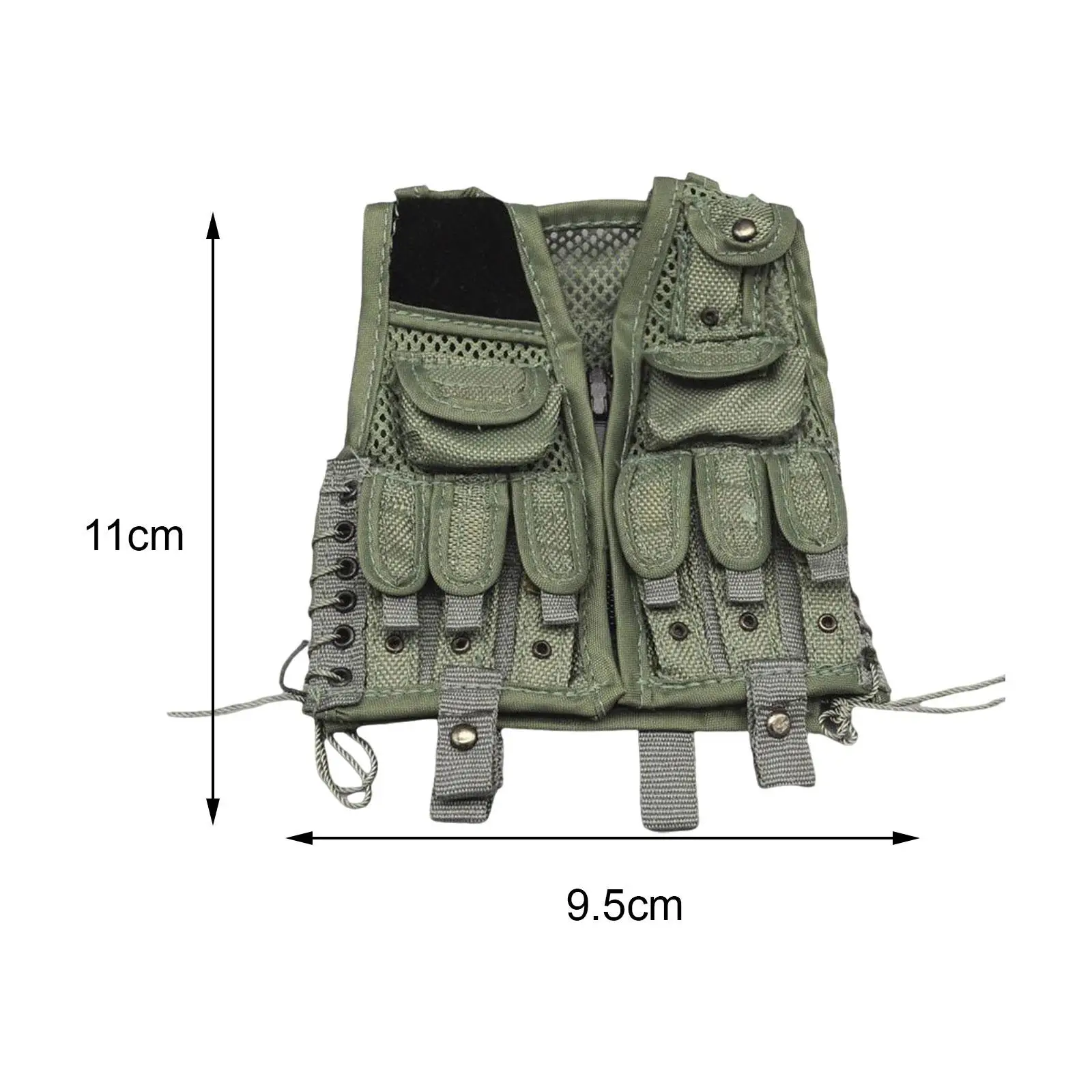 1/6 Soldier Jungle Vest with Multi Pockets Classic Outdoor Protection