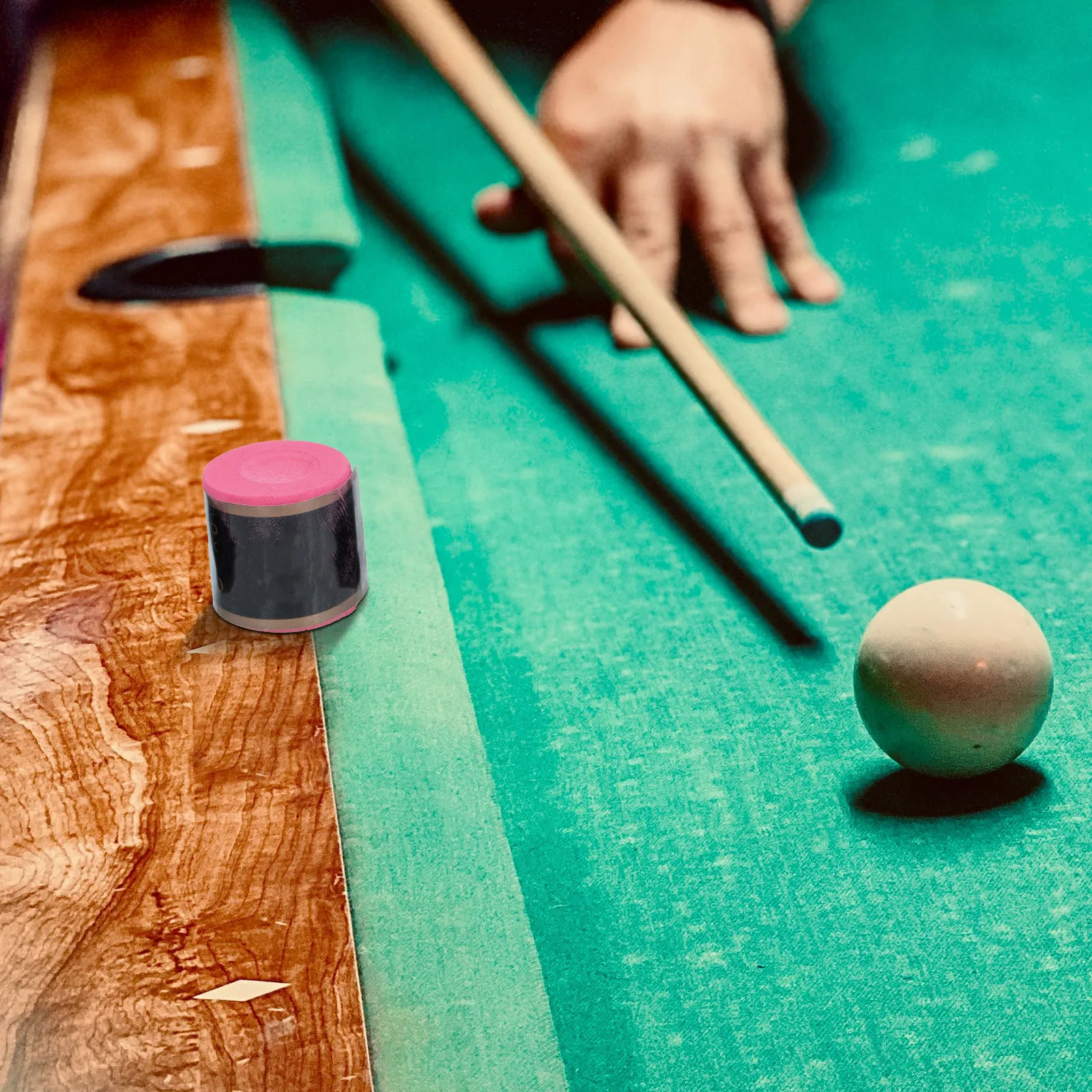 

4Pcs Premium Billiard Chalk Set Pool Stick Chalks for Indoor Pool Games Enhanced Hit Rate Non-Skid Cue Control Must Have