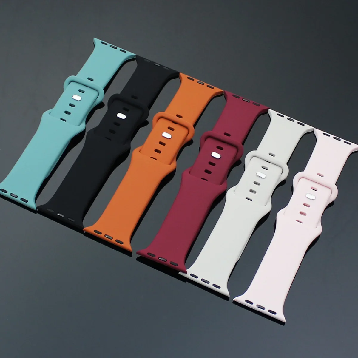 حزام ل سوار ساعة أبل 44 مللي متر 40 مللي متر 45 مللي متر 49 مللي متر 41 مللي متر 46 مللي متر 42 مللي متر سيليكون Correas سوار iWatch سلسلة 3 5 6 7 8 9 الترا 2 SE10