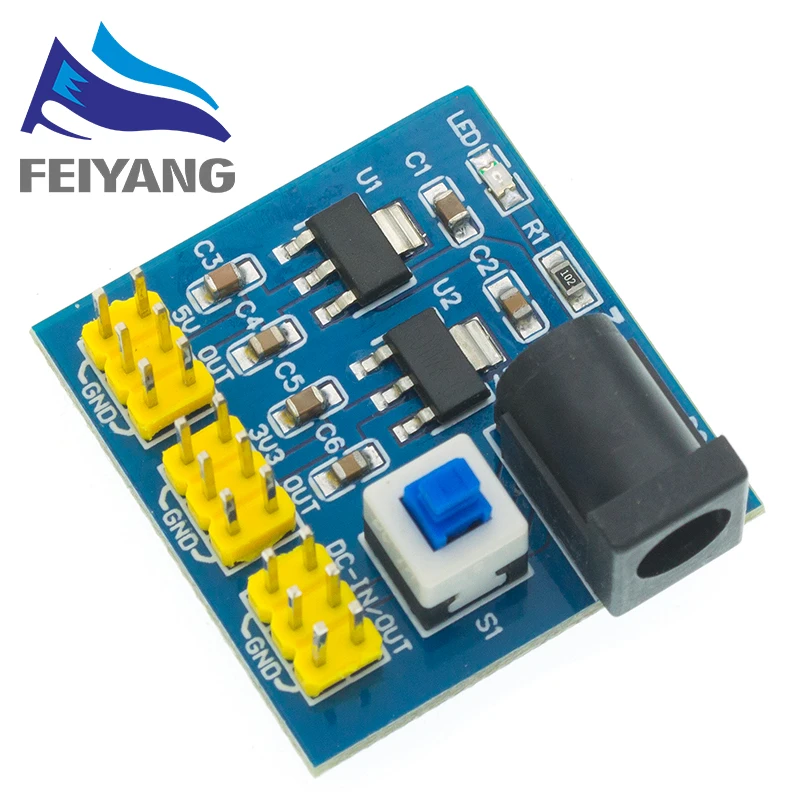 3.3V 5V 12V Multi Output Voltage Conversion DC-DC 12V to 3.3V 5V 12V Power Module