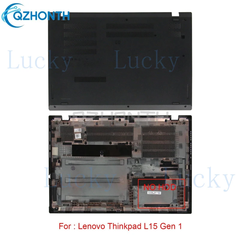

f New Bottom Case For Lenovo Thinkpad L15 Gen 1 NO HDD (Black) 5CB0S95379 15.6"