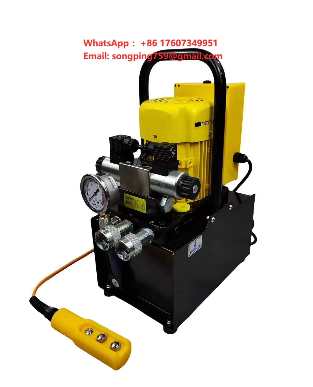 KHE-3DS, 5L, Solenoid Valve Hydraulic Electric Pump Station Power Pack