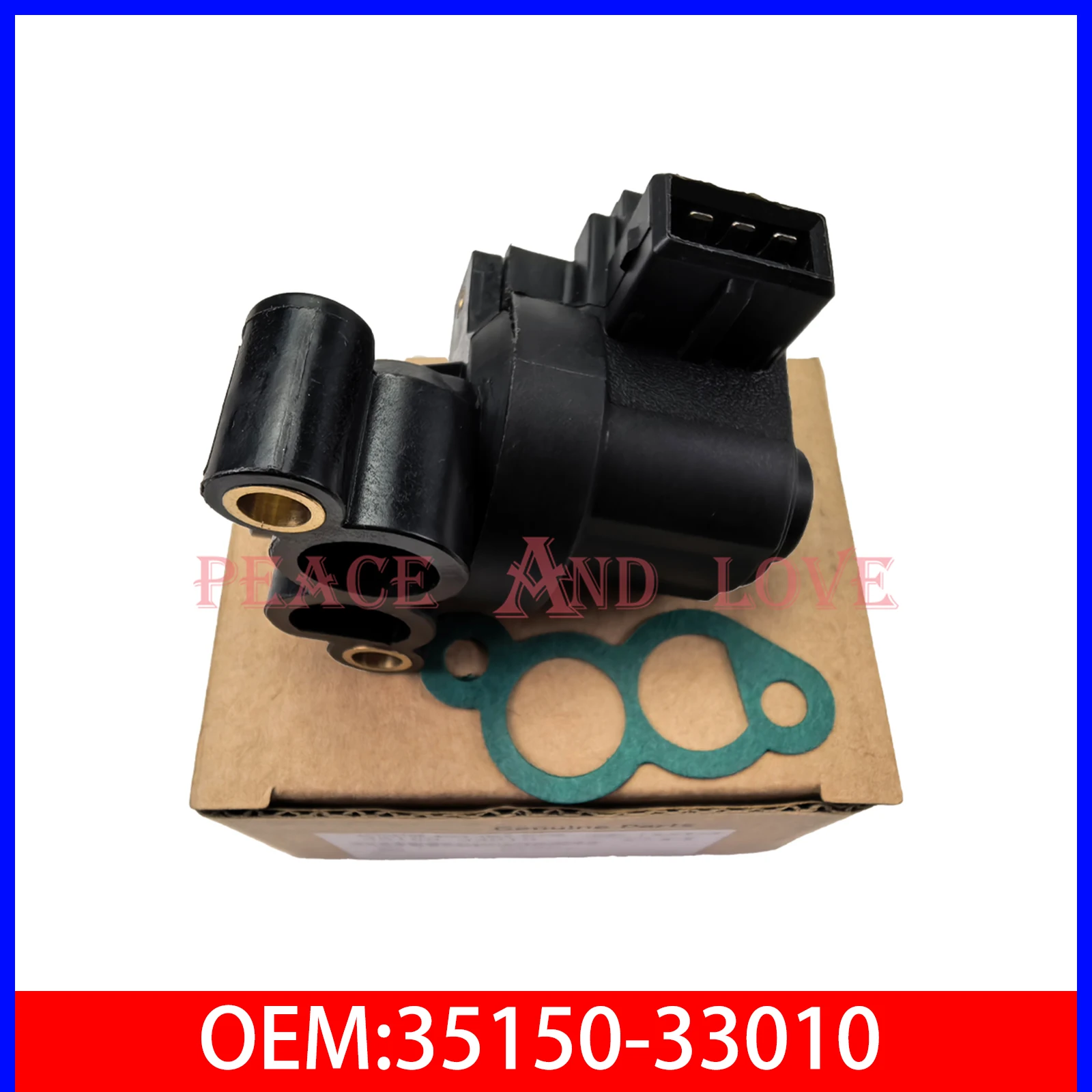 

Новый клапан регулировки холостого хода 35150-33010 35150-33001 подходит для Hyundai Santa Fe, Kia Optima, Sportage 0K9A2-20-660 0K247-20660