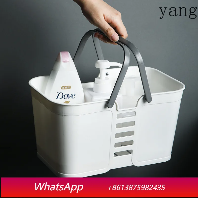 

LTT Toiletries Storage Cleaning Bathhouse Basket Bath Basket Plastic Portable Storage Waterproof