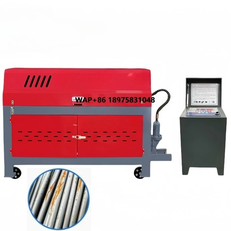 Automatic steel bar straightening and cutting machine for steel bar straightening and shearing equipment