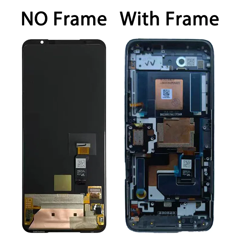 6,78 "Amoled nowość dla Asus ROG Phone 7 7 Ultimate wyświetlacz LCD + panel dotykowy Digitizer dla Asus ROG 7 Rog7 telefon 7D ramka — zdjęcie produktu 5