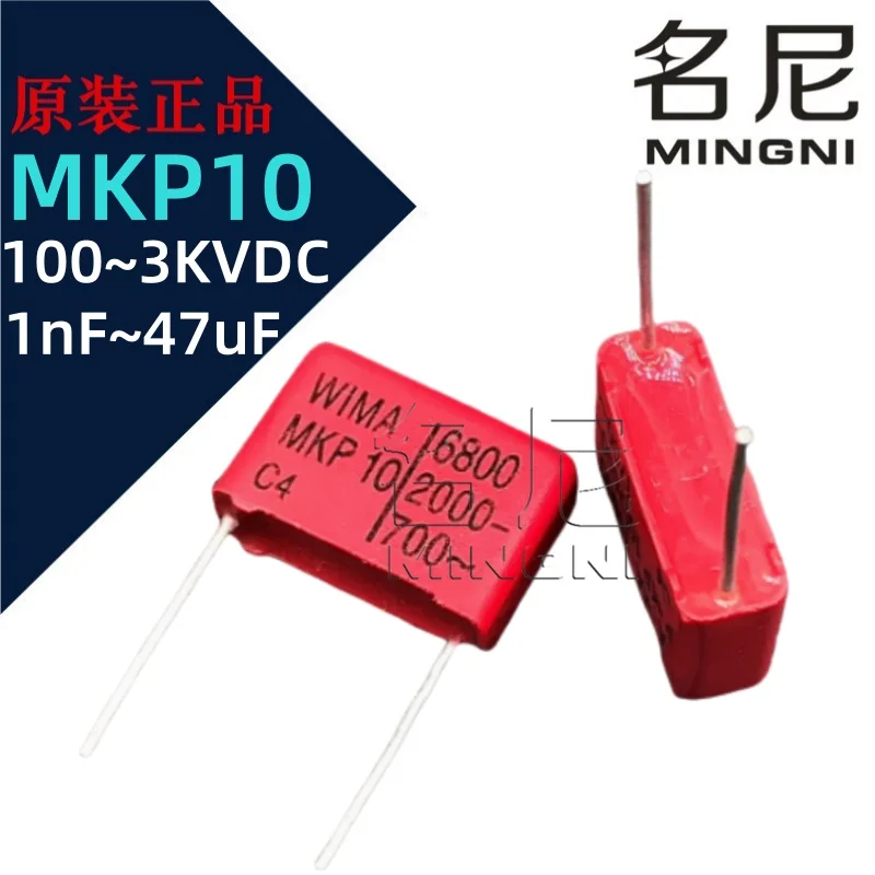 10Pcs New WIMA FKP10 630V 18nF 183J 10nF 103K ±10% MKP1J021803F00JSSD MKP1J021002E00KSSD PCM10/7.5mm Polypropylene(PP)Capacitors