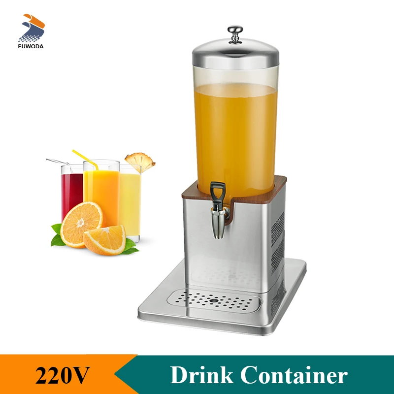 New Juice Dispenser 6L Capacity Self Service Beverage Machine Tea Kettle Soybean Milk Juice Container Kitchen Equipment