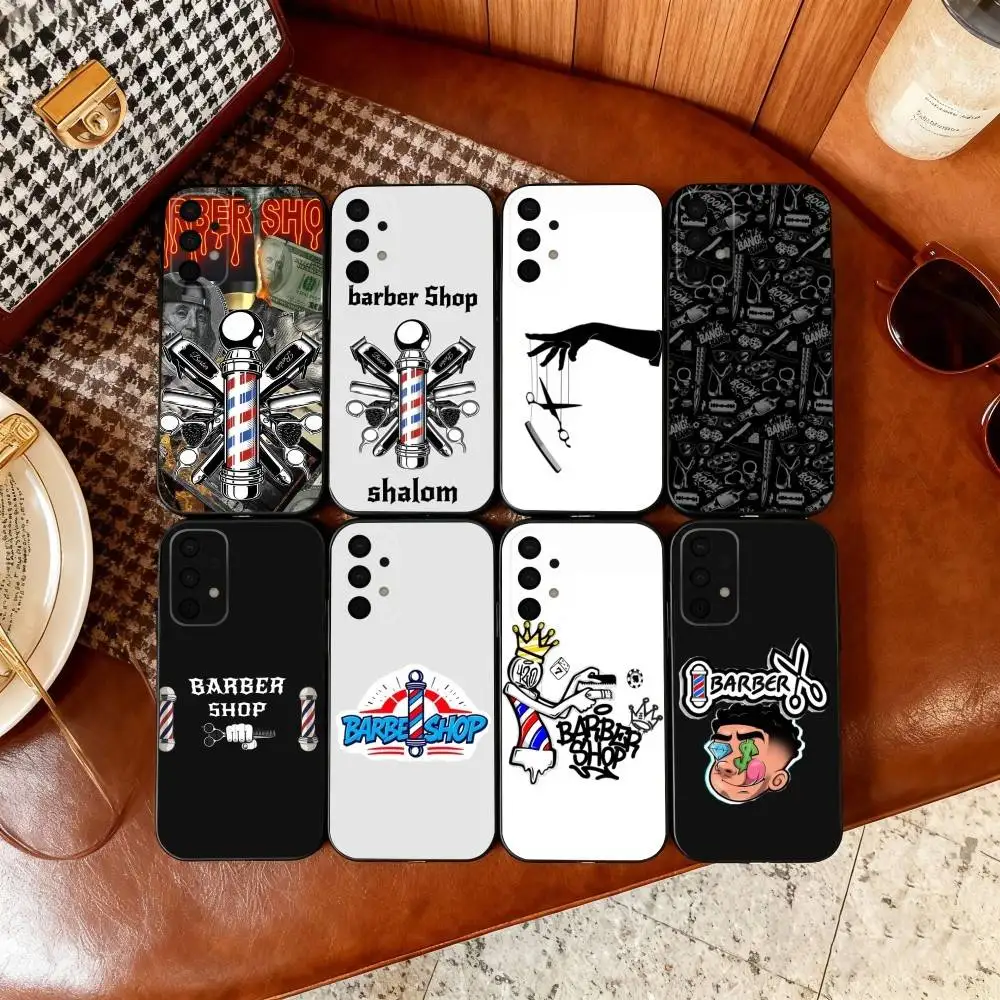 

Чехол для телефона для парикмахерской H-Hair Stylist Salon для Samsung Galaxy A73, A72, A71, A70, A53, A52, A51, мягкий силиконовый черный чехол