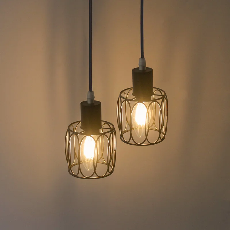 Iron Lampshade Shell E14 Lamp Accessories Home Decoration Lighting