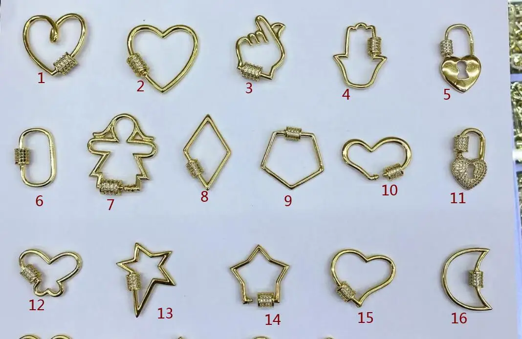 1pcs Oval/heart Brass turnbuckle Clasps Connectors for Women Handmade Necklace Bracelet Jewelry Accessories making findings df3a