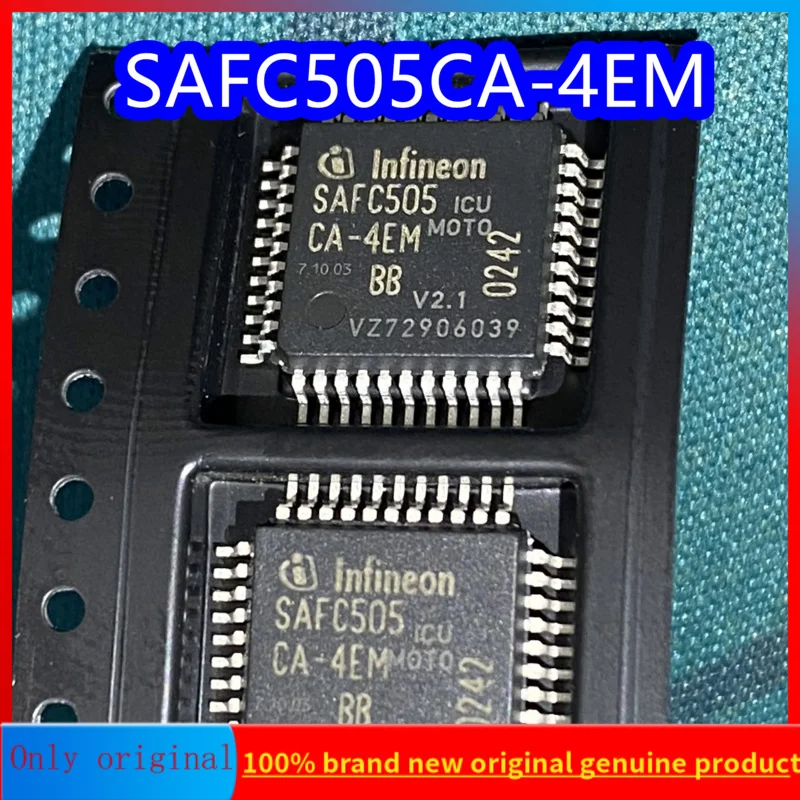 2PCS  100% New genuine SAFC505 CA-4EM microcontroller chip SAF-C505-4EM-BA package QFP44