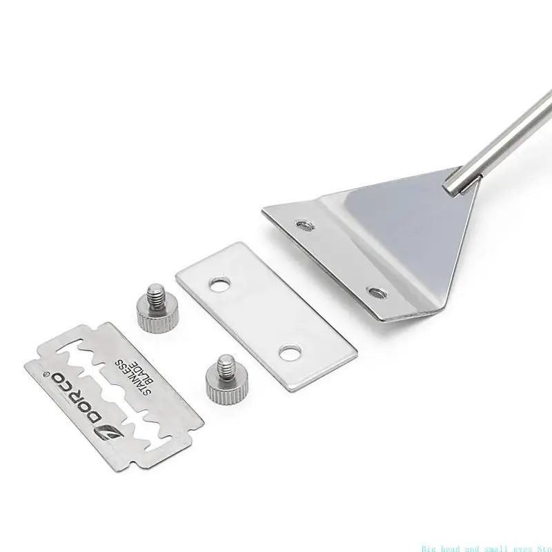 581C Algae-Scraper Stainless Steel Scrapers Fish for Tank Algae-Cleaner with Blade 18