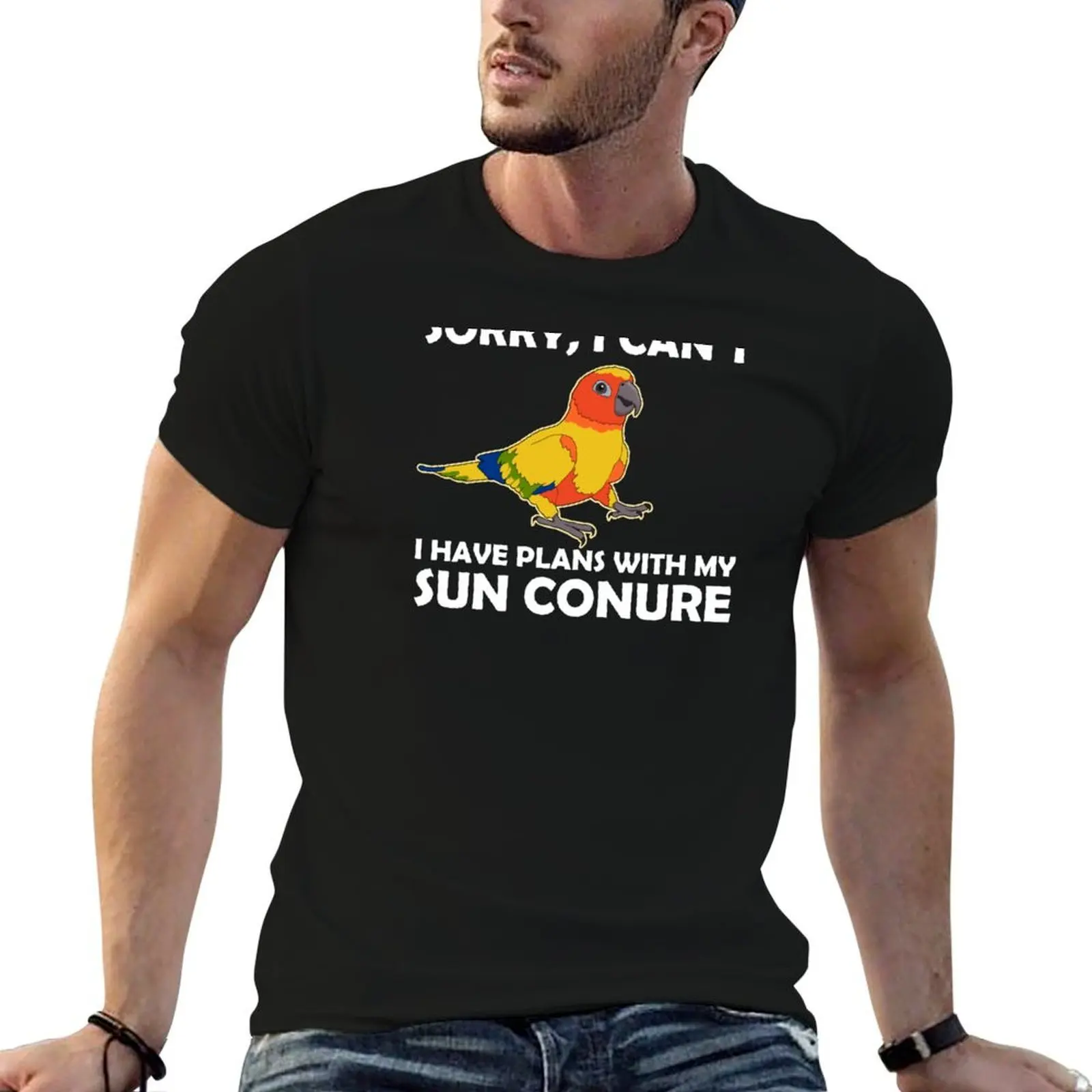 

Funny Pet Parrot Lover Plans With My Sun Conure product T-Shirt man t shirt graphic t shirt man luxury T-Shirt