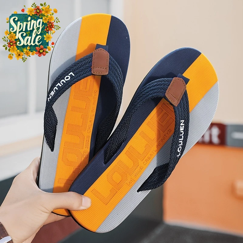 

High Quality Hot Sale Men Flip Flops Summer Beach Flip Flops Men Fashion Breathable Casual Beach Men Slippers Summer Outdoor