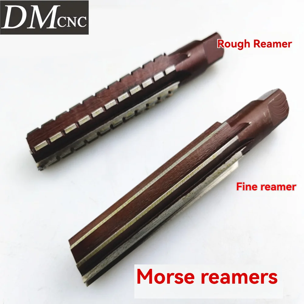 Set Reamer Shank Presisi Tinggi — 2 buah Reamer Shank Lurus (Halus & Kasar) untuk Kayu & Logam