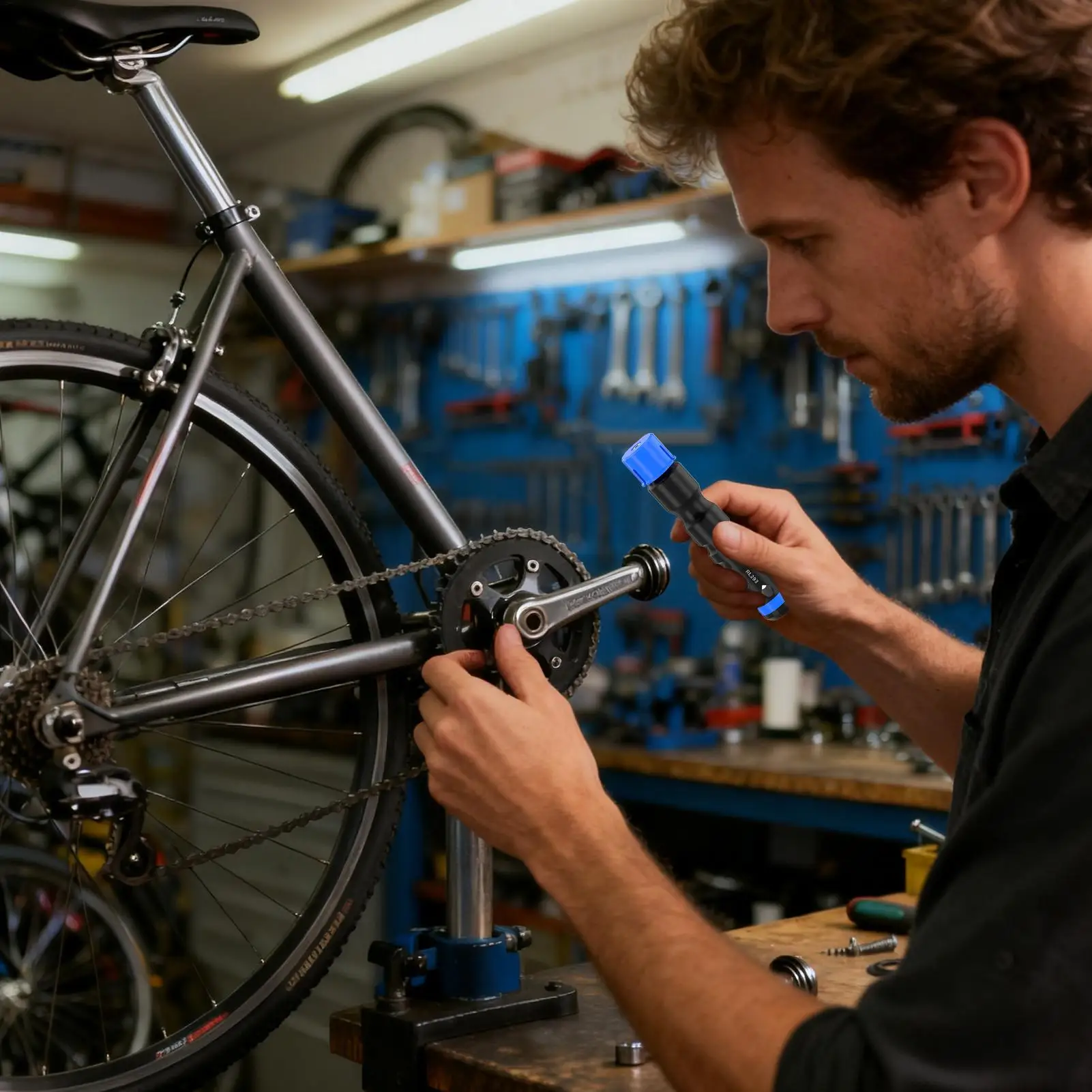 أداة دعامة سفلية من الفولاذ المقاوم للصدأ أداة إصلاح الدراجة الثقيلة لركوب الطرق الجبلية وصيانة المرآب في الهواء الطلق