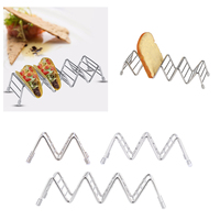 Corn Tortilla Rack Holder Stainless Steel Mexican Pancake Tray Burrito Hot Dog Support Kitchen Barware