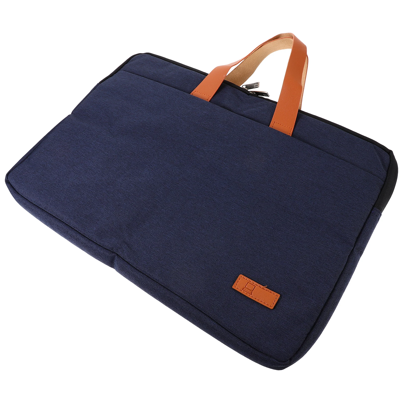 

Dark Blue 15 16.1 Laptop Bag Scratch resistant Wear resistant Canvas Mens Satchel for Work Lightweight Computer Bag Tablet