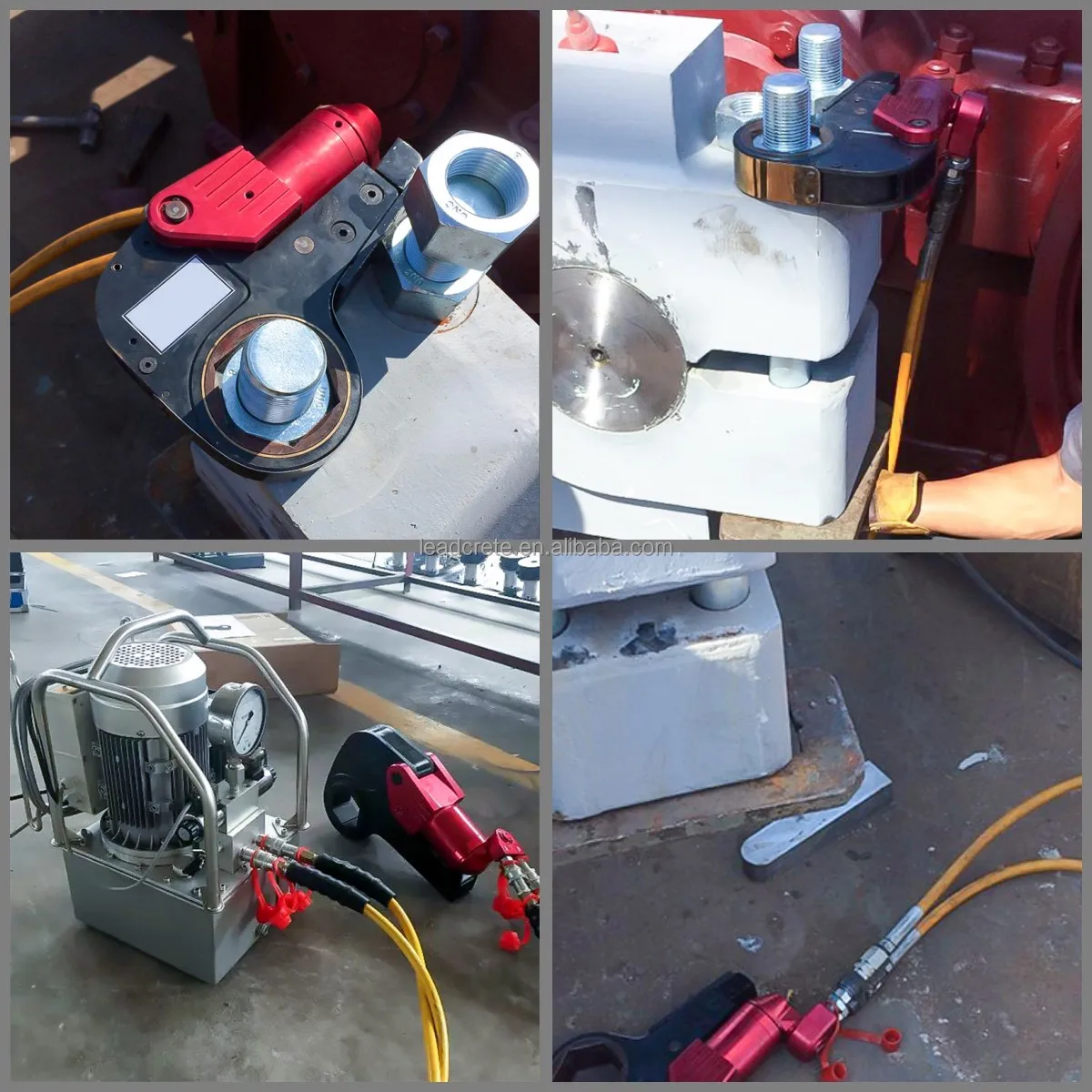 短納期HYTORC電動中空油圧トルクレンチ（減速スリーブ付き）