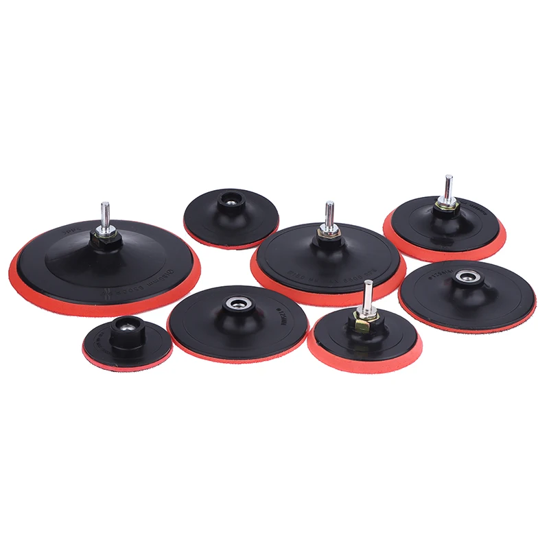 3/4/5 Inch Foam Plastic Backing Pad Sanding Disc Backer Thread Polishing Sanding Backer Plate For Angle Grinder Sander Tools