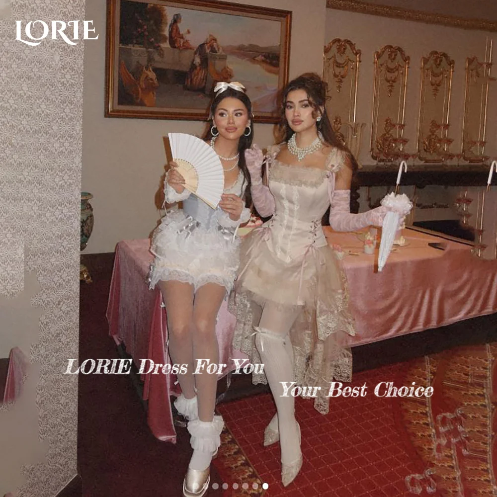 Sukienka wieczorowa LORIE Mini, sukienka na imprezę w stylu saudyjskim, sukienka na studniówkę, błyszcząca sukienka w kształcie litery A, zdobiona kamieniami, lśniąca sukienka księżniczki na studniówkę, sukienka koktajlowa, możliwość personalizacji