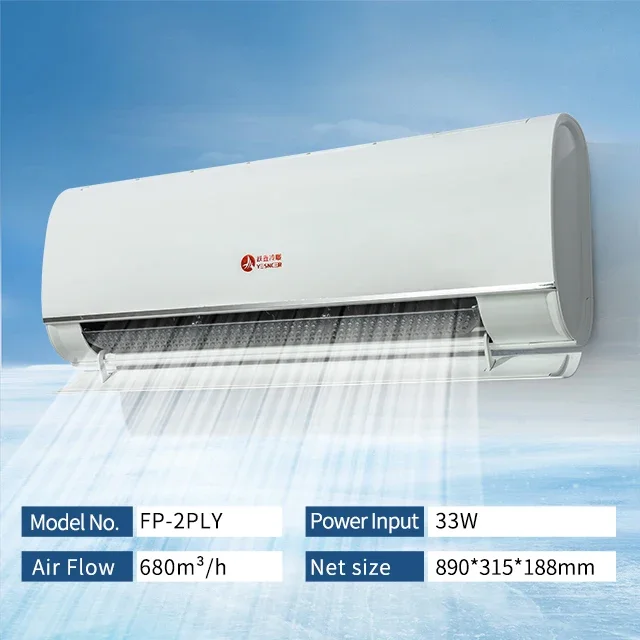 Wall Mounted 2P Fan Coil 220v Chilled Water Hanging Wall Mount Hydronic Fancoil Fan Coil Units For Commercial Project