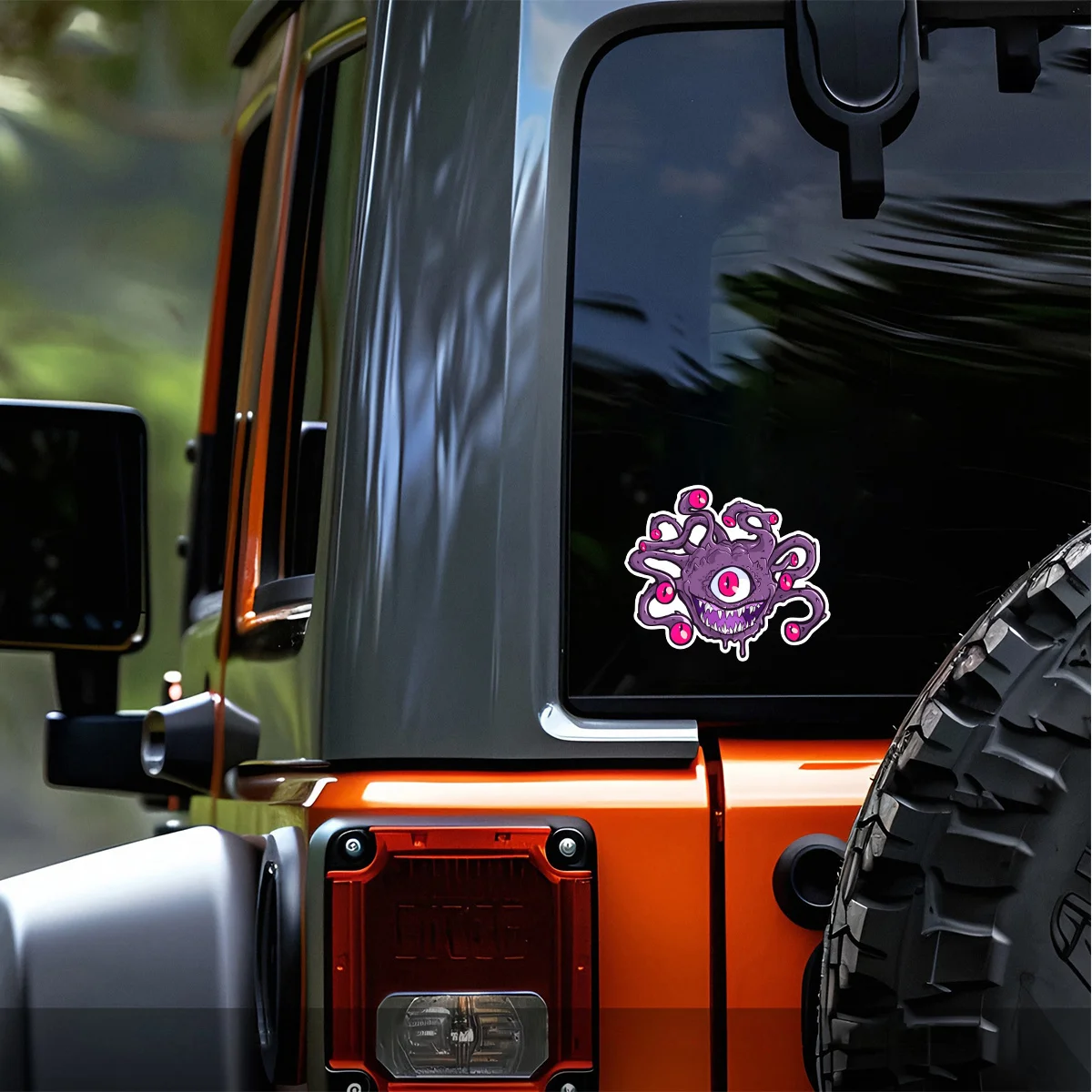 Cartoon Octopus Stickers, Matte Vinyl Decals for Cars, Skateboards and Daily Smooth Surface Decoration