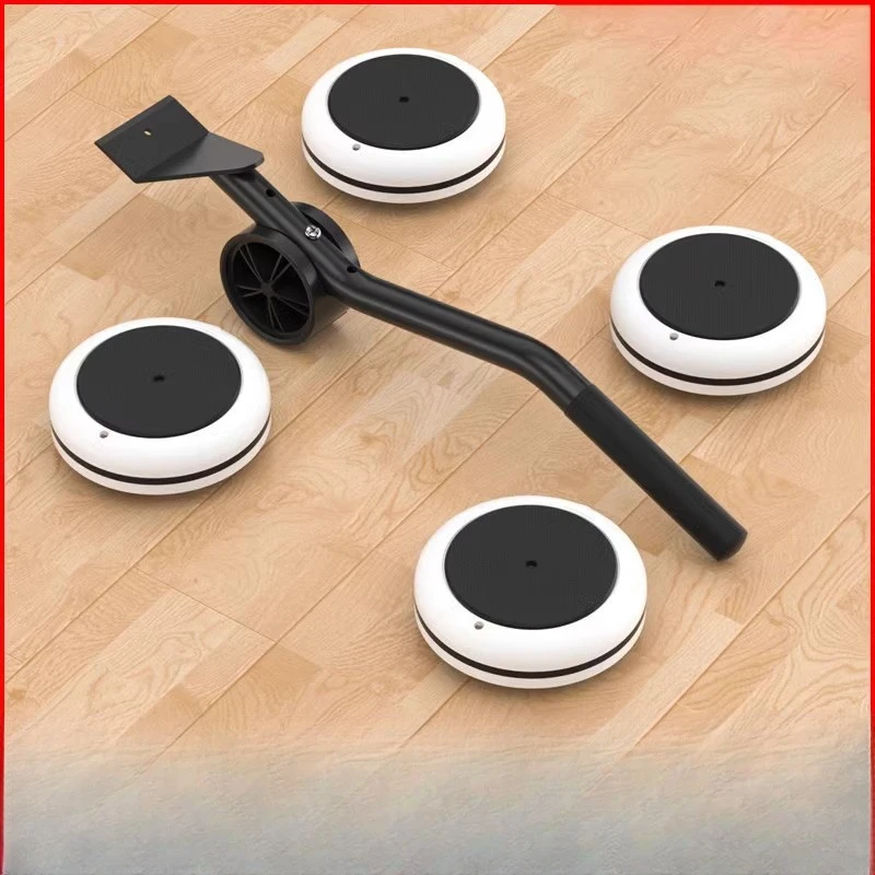 

Moving the universal wheel for moving heavy objects saves effort by moving the pulley base