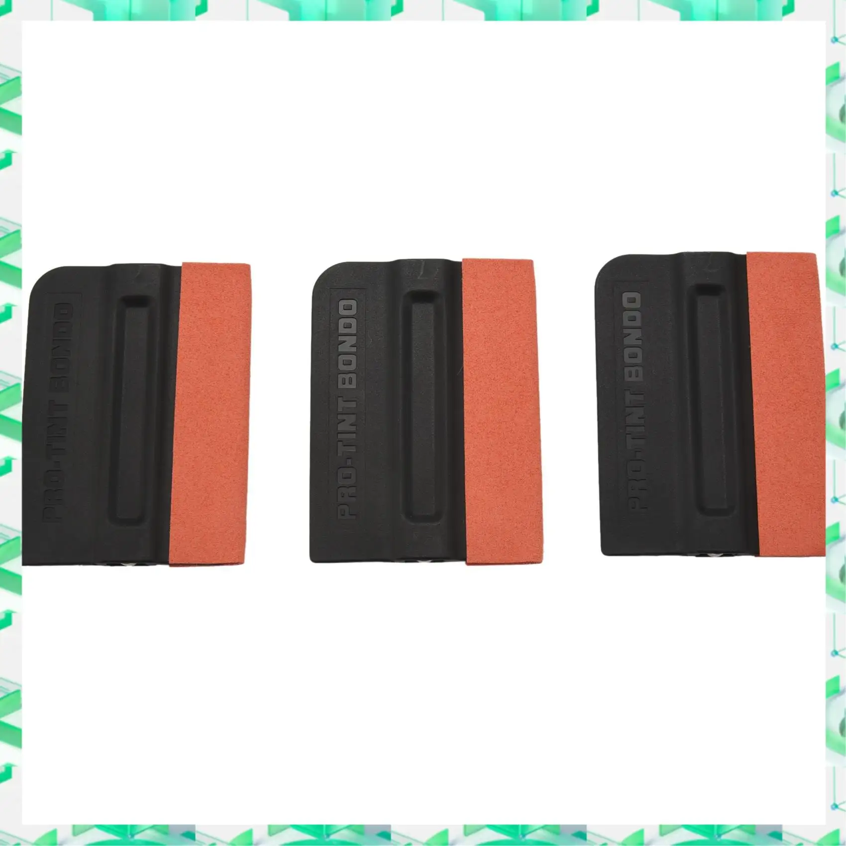 

FIZP 3Pack Magnet Suege Felt Edge Squeegee Vinyl Wrap Application Tools Film Squeegee Tint Tools Kit For Car Vinyl Wrap, Window