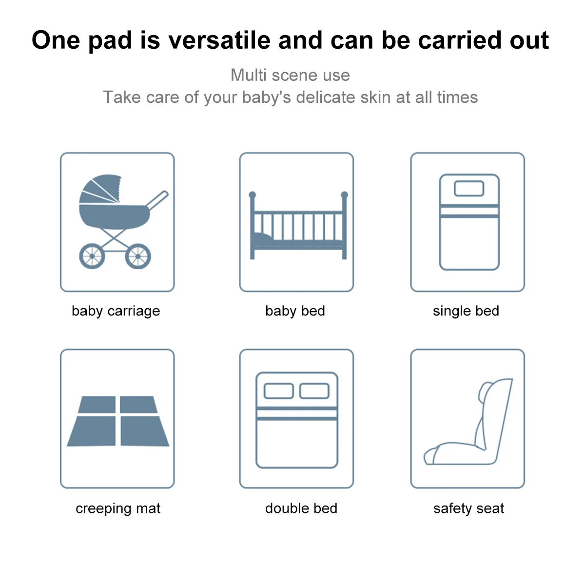 

Diaper Change Mat Portable Waterproof Foldable Pad for Newborn Baby Nursery Sheets Travel Use Disposable Alese