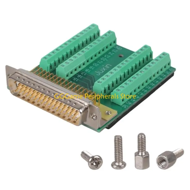 U55B DB50 50Pin Male Female Connector To Terminal Adapter 50Pin Terminal