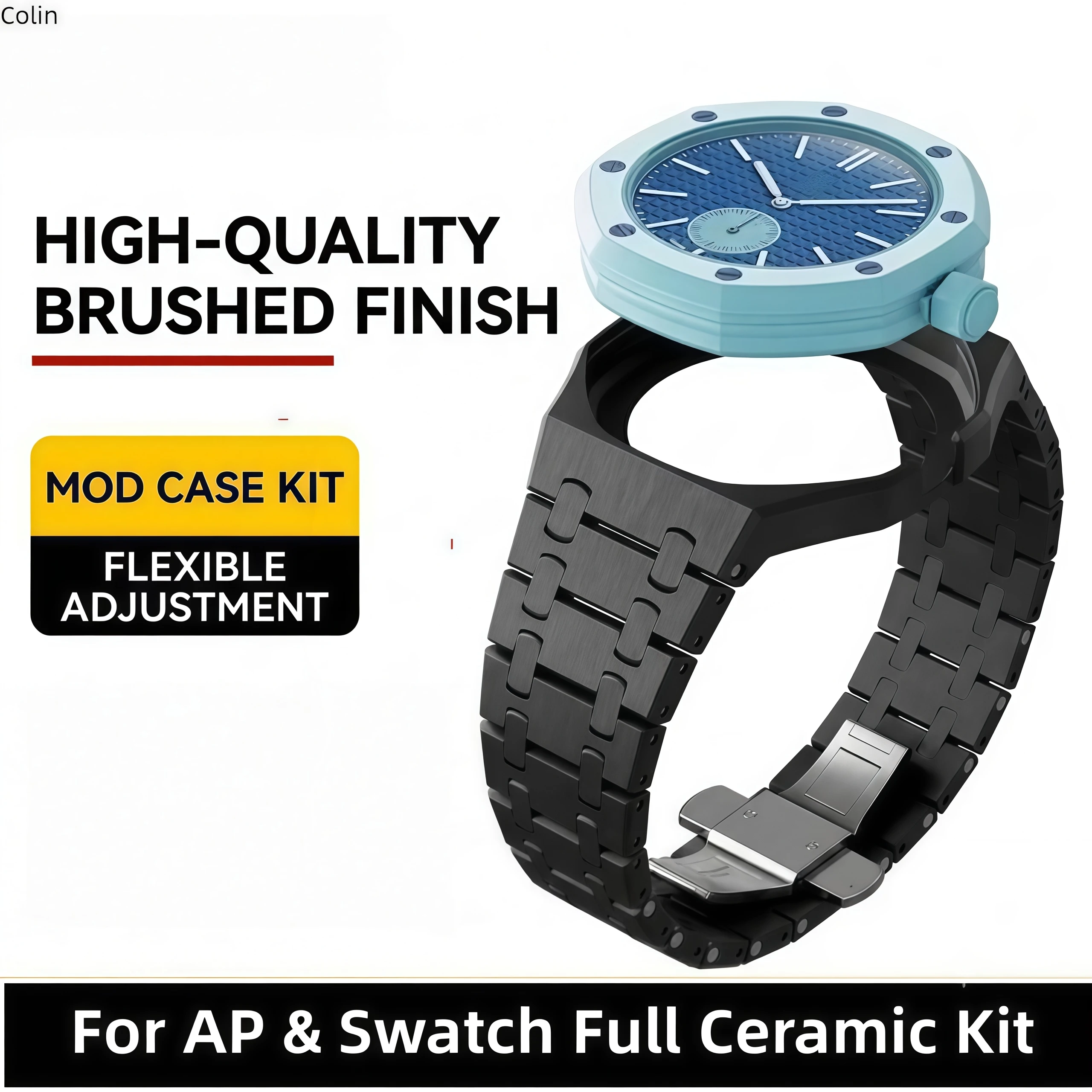 the-latest-brushed-full-ceramic-case-strap-for-royal-pop-pocket-watch-changer-to-wristwatch-band-replacement-bracelet