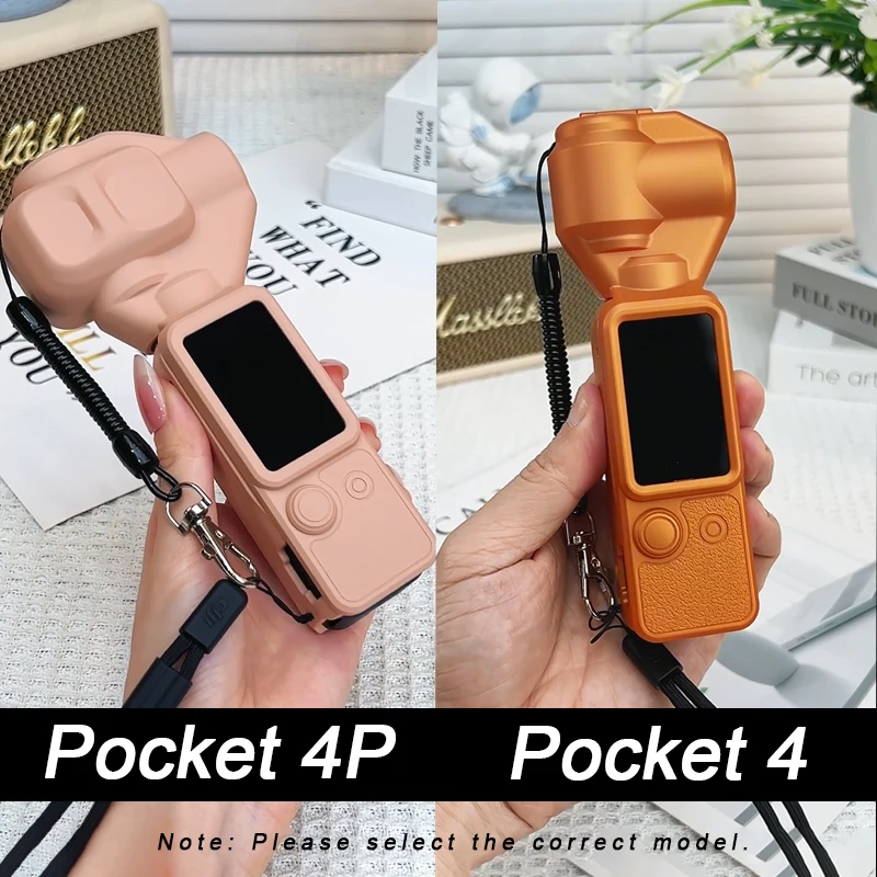 Magnetic Fold Camera Protective Case For DJI Pocket 4P 4 Small Screen Glass Matte Plastic Cover For DJI Pocket 4P Storage Case