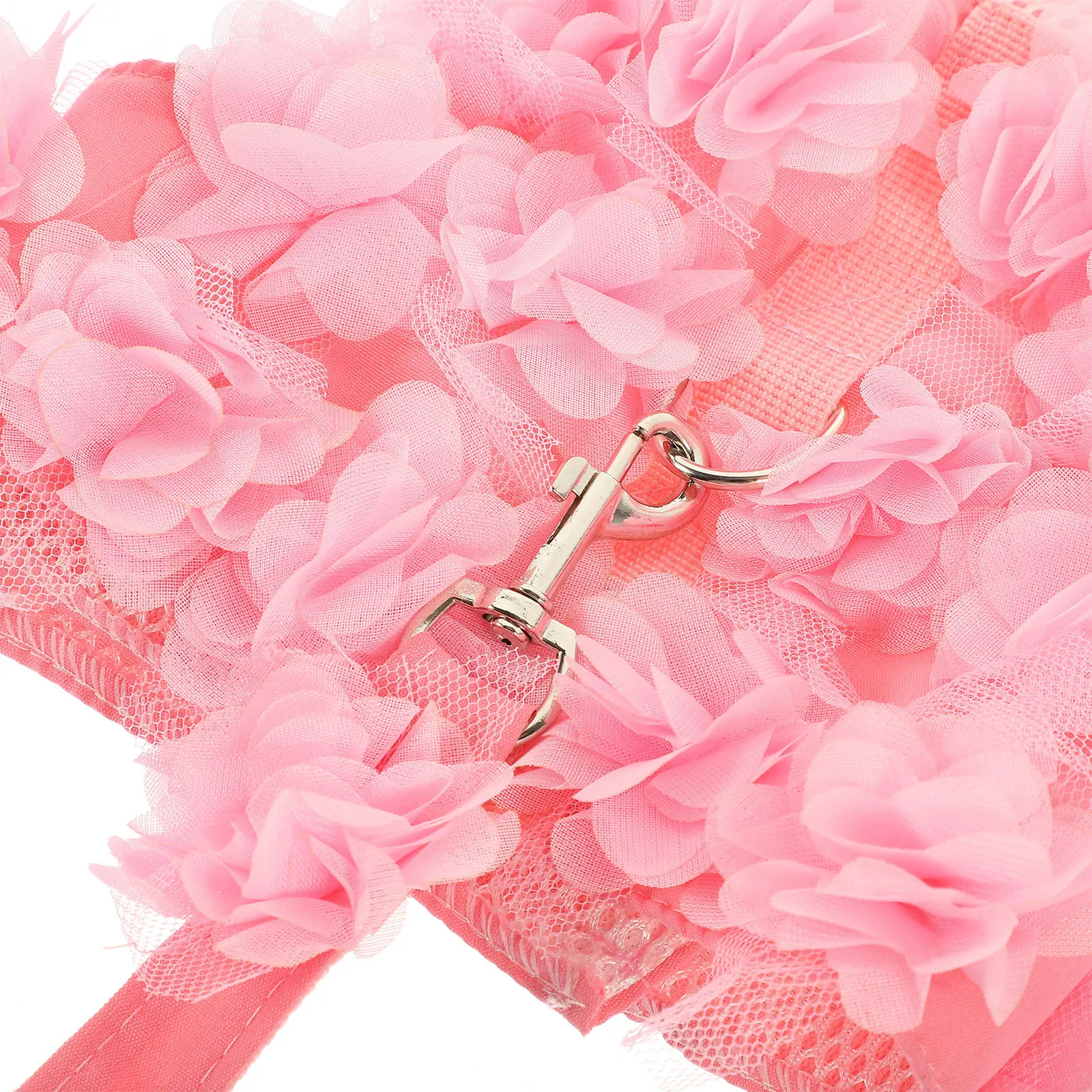 

1Pcs Stereo Flower Pet Traction Chest Strap Comfortable Breathable Dog Harness for Spring Summer Small Medium Dogs Puppy Back