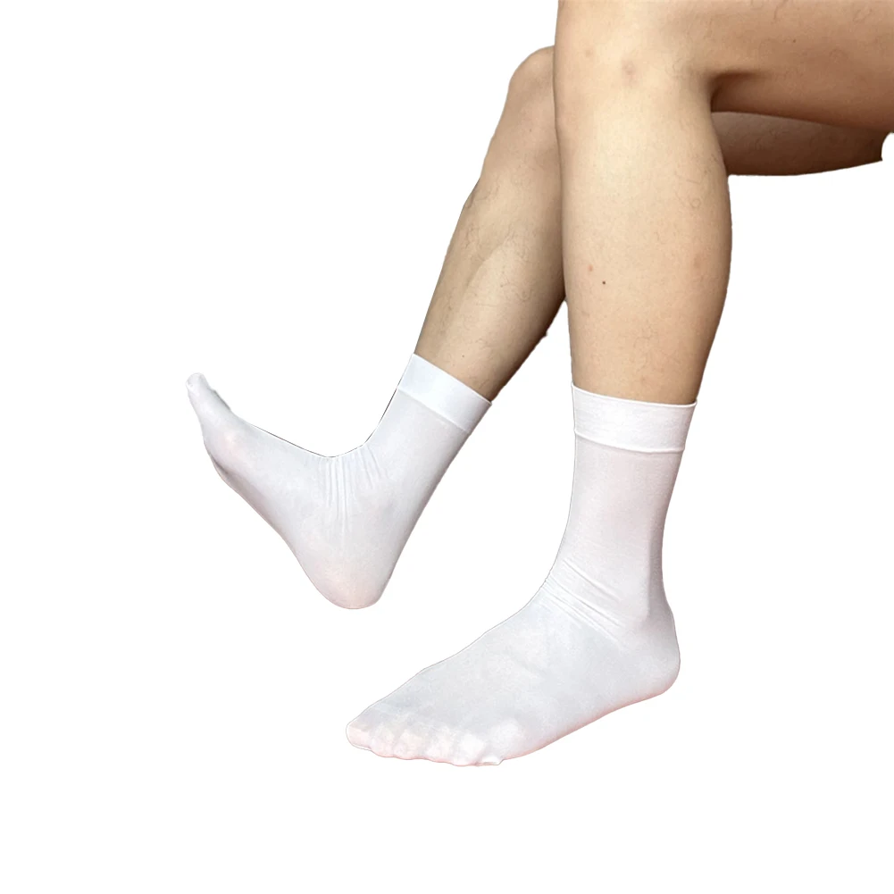 Czarne nylonowe skarpety męskie typu slipper, rozmiar 29-31 cm, męskie skarpety oddychające, krótkie skarpety, modne skarpety tubowe.