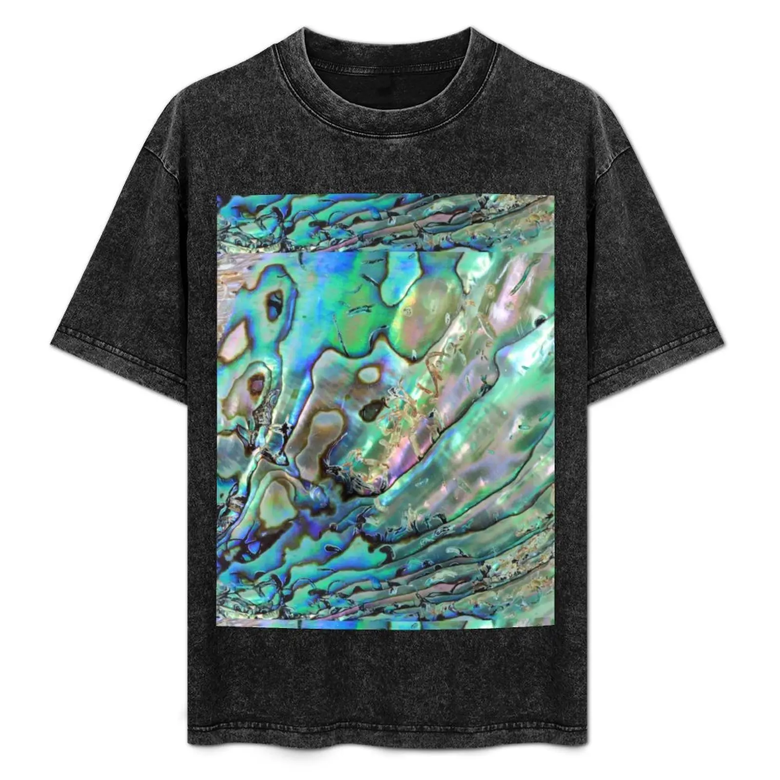 ABALONE PRINT T-Shirt funny gifts oversizeds customizeds boys animal print mens t shirt graphic