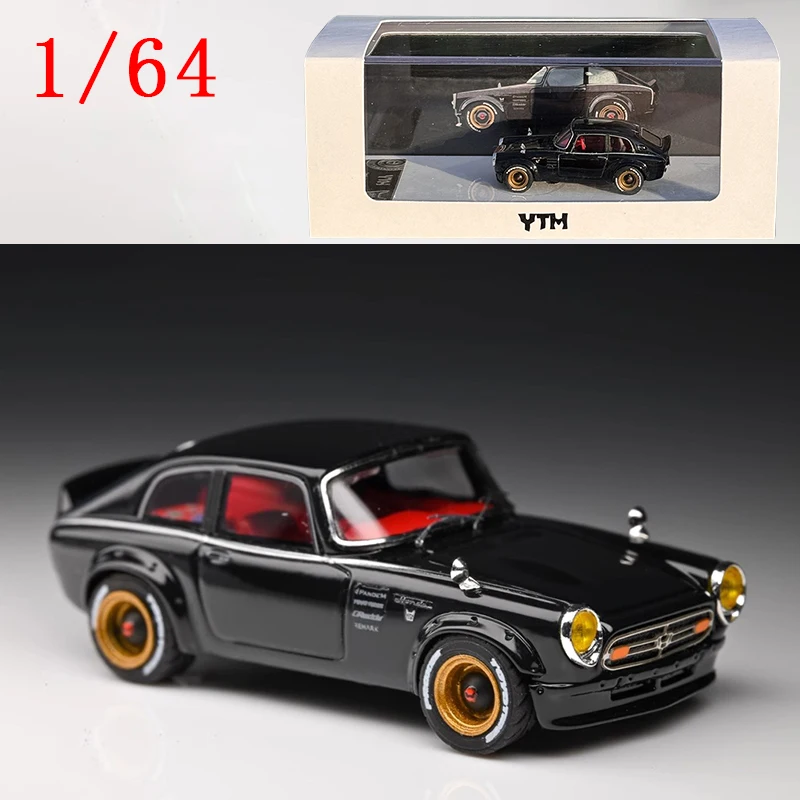 Diecast 1/64 Honda S800 Alloy Car Model Resin Model Car Play Vehicles Toys for Boys