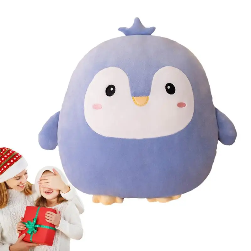 Penguin Stuffed Animal Toy Penguin Plushies Throw Pillow Huggable Lumbar Pillow Stuffed Figure Cute Kawaii Penguin Anime