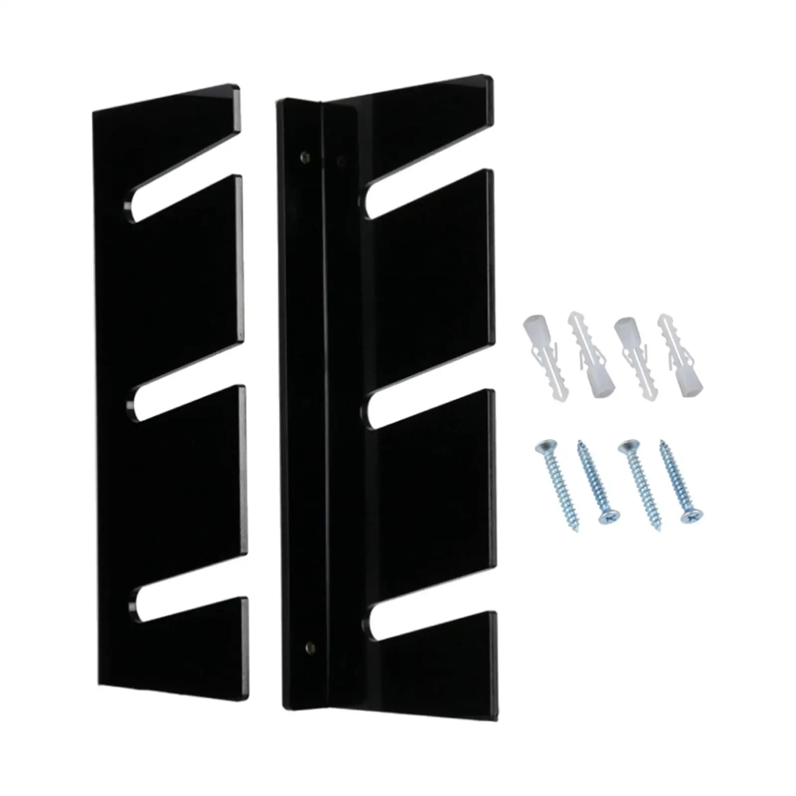 Space Saving Wall Mounted Surfboard Rack Acrylic Skateboard Storage Display Hanger Three Layer Holder for Home