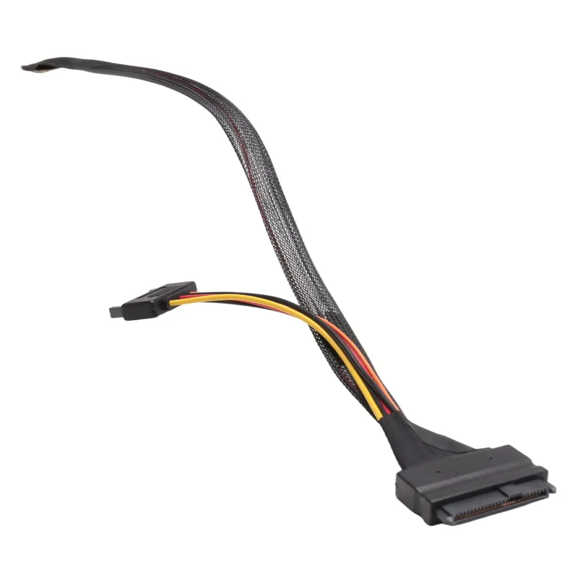 ABGZ M2TO8639 M.2 M-Key to U.2 SFF-8639 Adapter Cable with SATA 15-Pin Female Connector