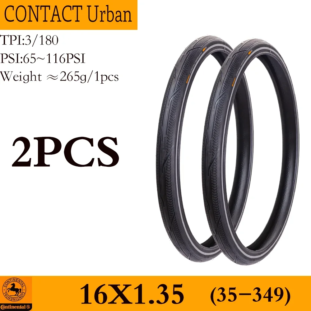 Continental Contact Urban Bike Tires 16x1.35 20x1.25 20x1.60