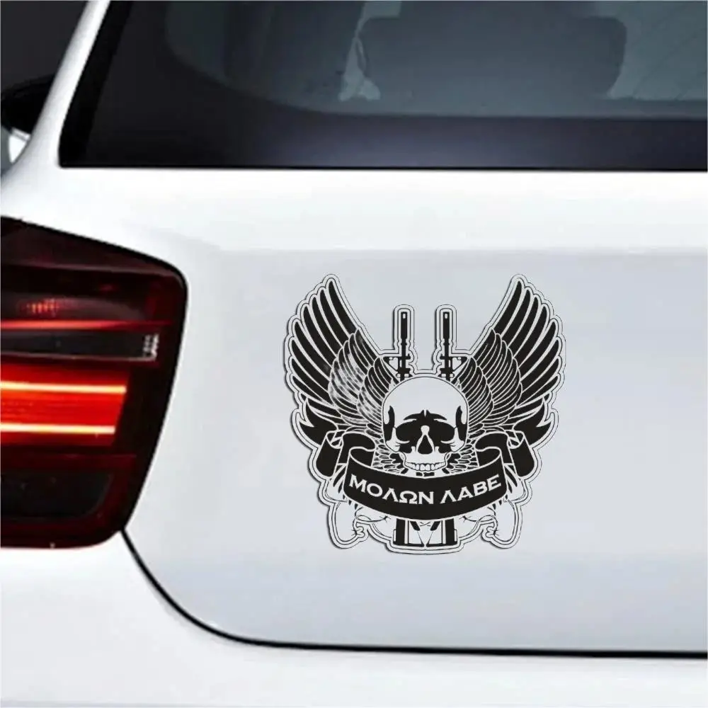 Molon Lab sticker 2nd amendment sticker gun car wing window bumper laptop cup 2A Scratch Roof Sunscreen-