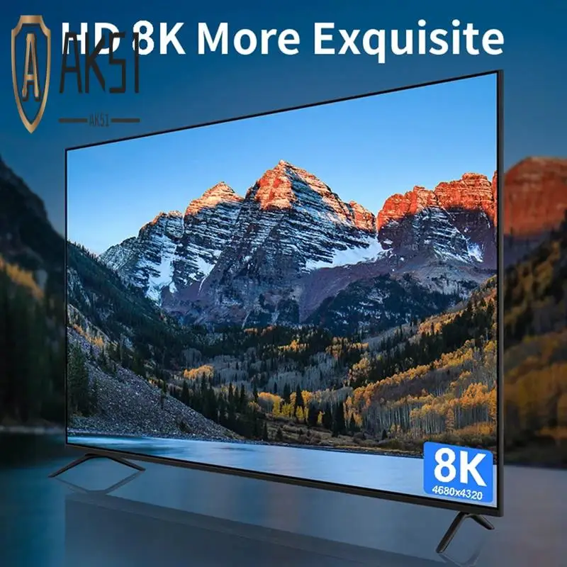 

AK51-HD 8K 60 Гц двунаправленный переключатель 1 в 2, совместимый сплиттер видеораспределитель с двойным дисплеем для портативных ПК