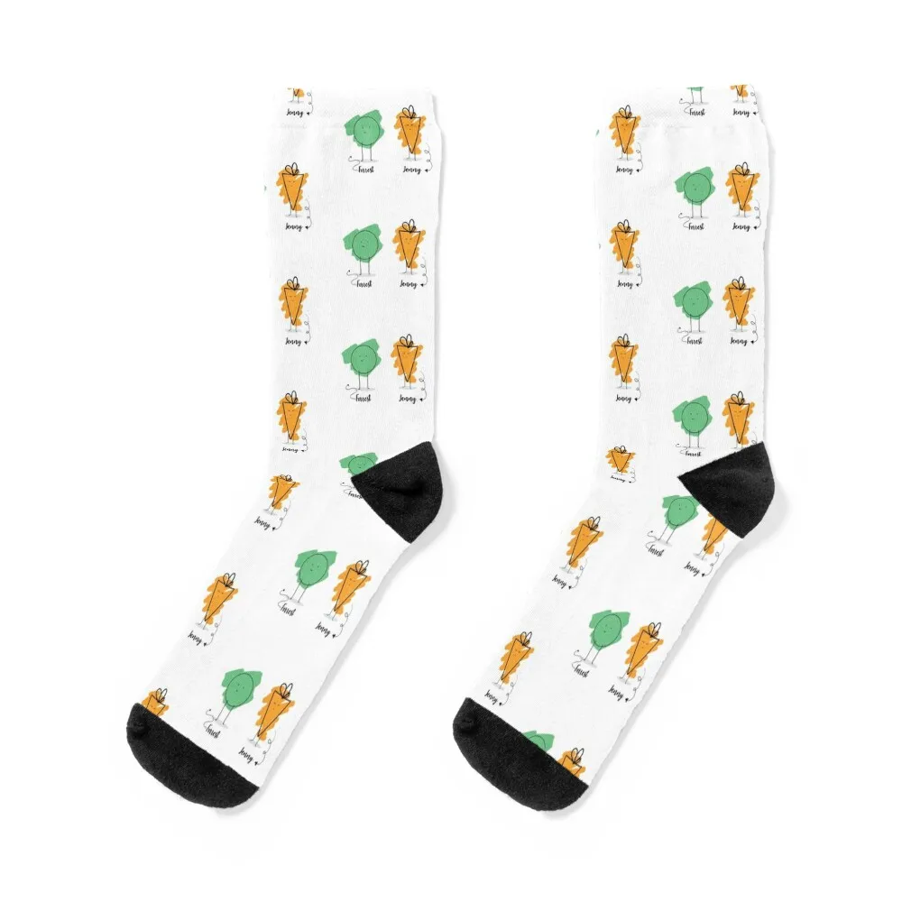 Peas and Carrots Socks