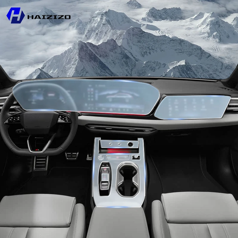 

For Audi A6 C9 2025-2026 Automotive interior center console protection sticker LCD display matte TPU protective film refit PPF