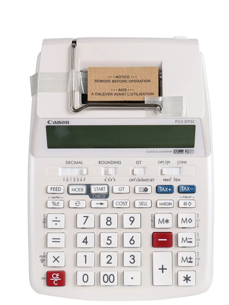 Printable Calculator Two-color Paper Output Desktop Printing Calculator New Model P23-DTSC