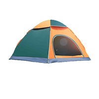 Folding Portable Automatic Double-door Camping Tent Outdoor Beach Traveling Hiking Sunshade Waterproof Shelter For 2-3 People