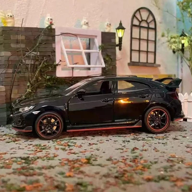 1:32 Honda CIVIC TYPE-R Sport Car Alloy Metal Diecast Model Car Computer Desktop Ornaments Toys for Children A109